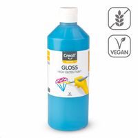 Sjajna polivinilna boja Creall Gloss 500 ml – tirkizna