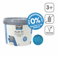 Pijesak za modeliranje Creall Play it! 750 g u posudici – plava