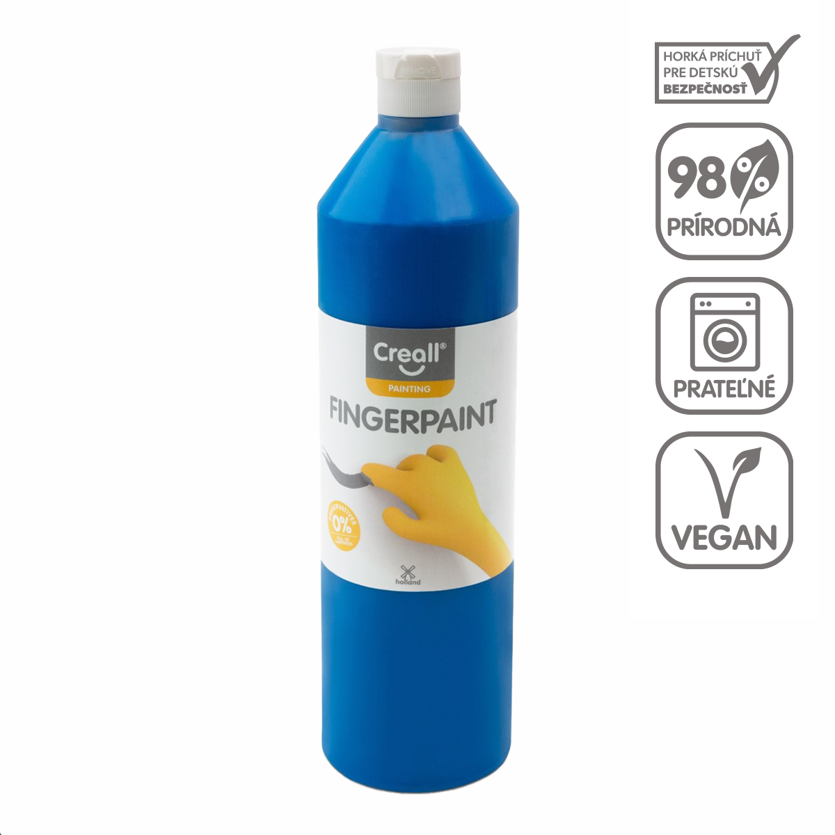 Boja za prste Creall - 750 ml – plava