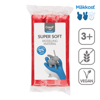 Masa za modeliranje Creall Super Soft 500 g – crvena