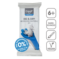 Samosušeća masa za modeliranje Creall Do&Dry hipoalergena 500 g – bijela