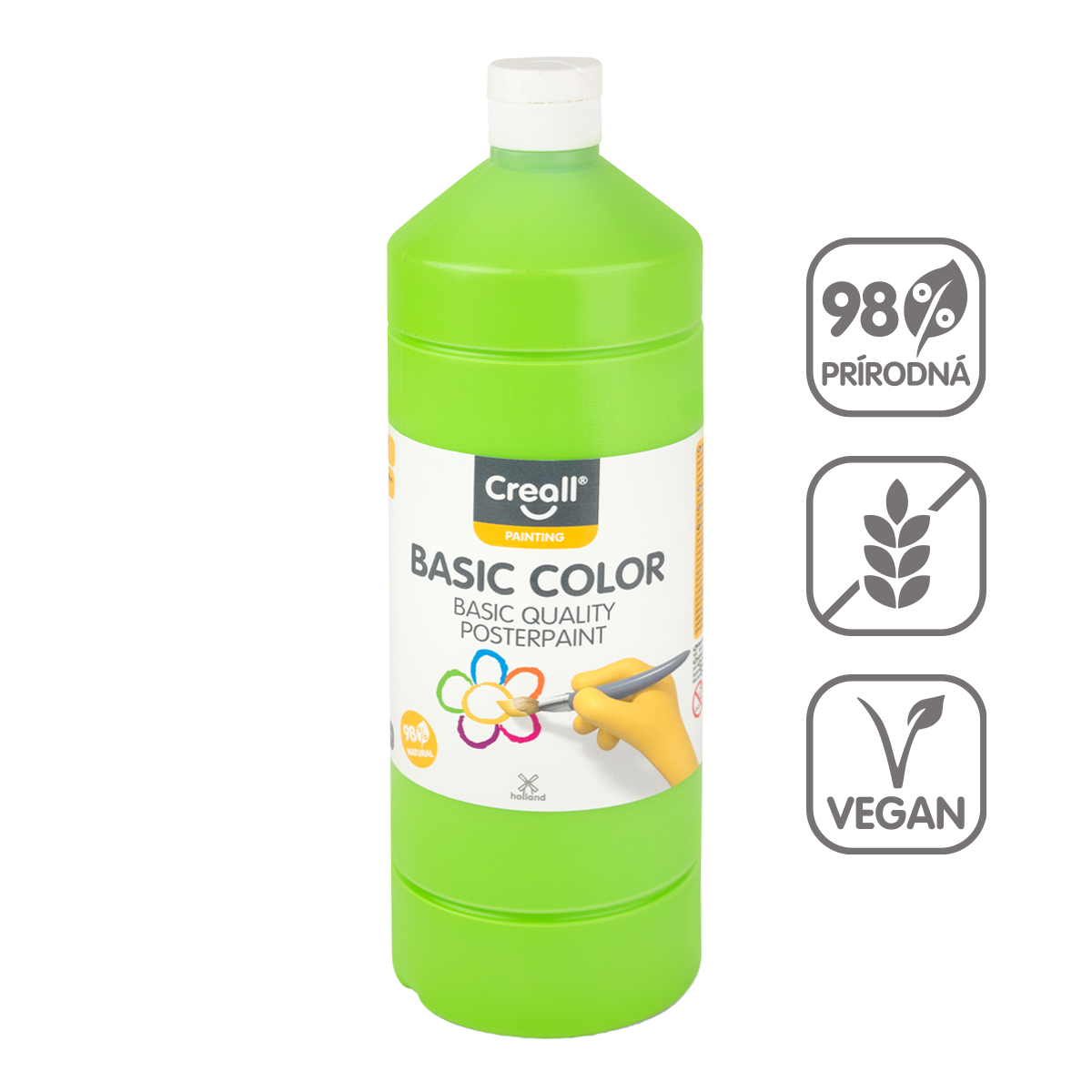 Tempera boja Creall 500 ml – svijetlozelena