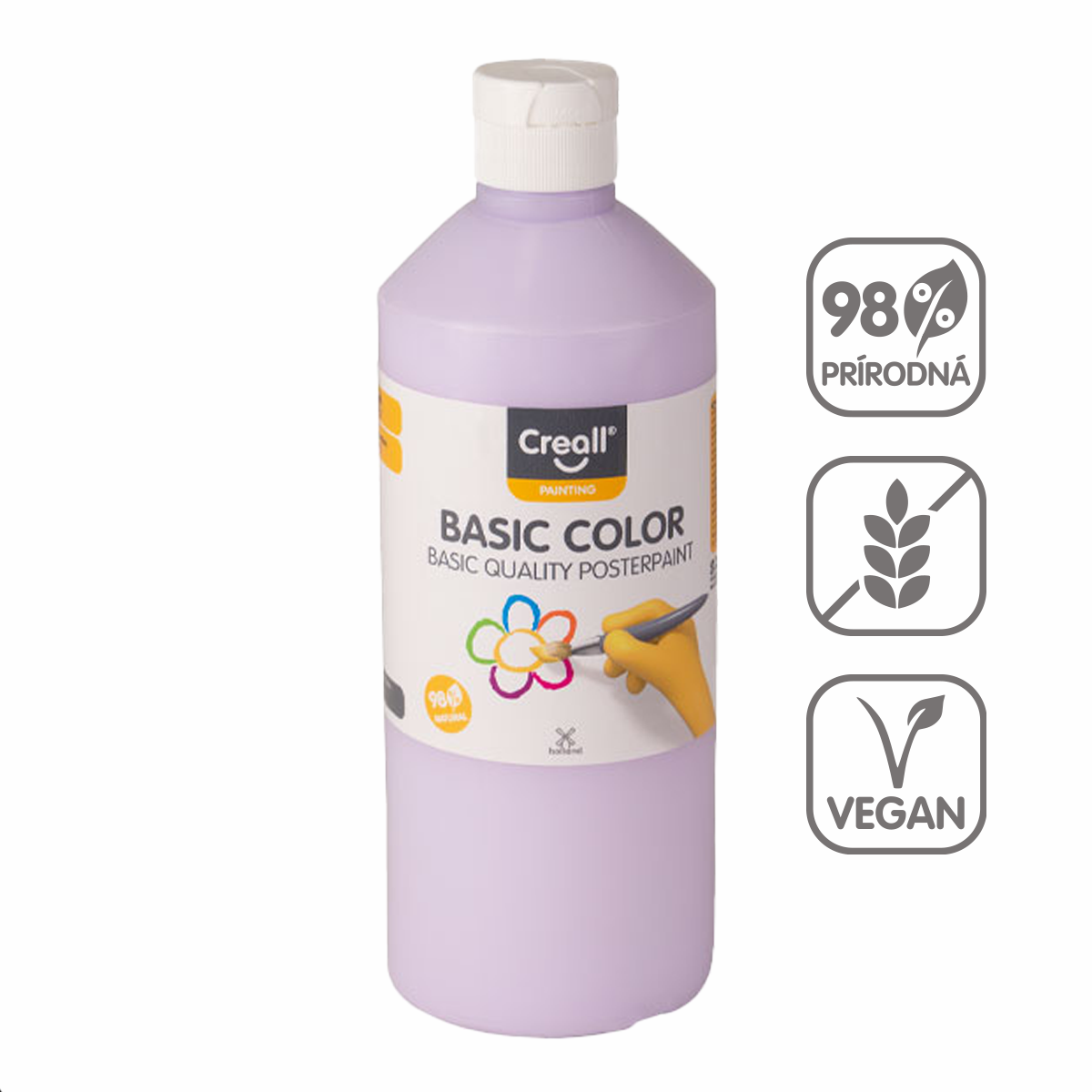 Tempera boja Creall 500 ml – pastelno ljubičasta