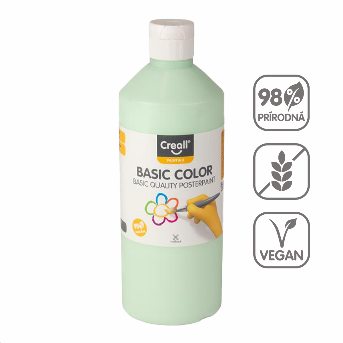 Tempera boja Creall 500 ml – pastelno zelena