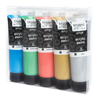 Creall set akrilnih boja Studio acrylics, 5 120 ml, mix