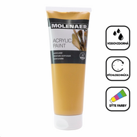 Akrilna boja Molenaer 250 ml – oker