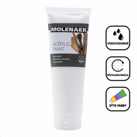 Akrilna boja Molenaer 250 ml – bijela