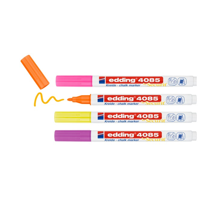 Set flomastera kredom EDDING 4085 neonskih nijansi