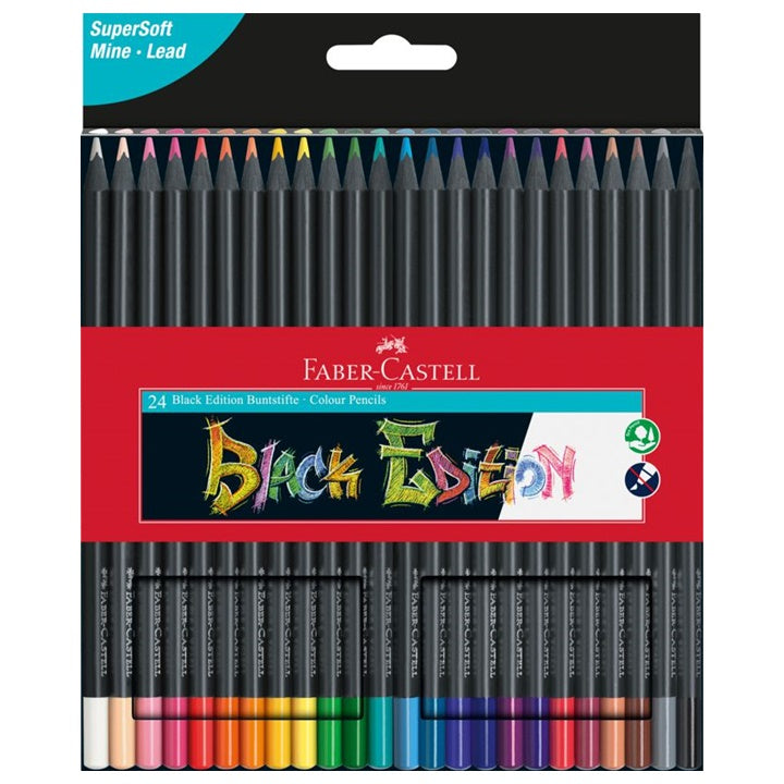 Bojice Faber-Castell Black Edition – set 24 kom