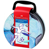 Flomasteri Faber-Castell s klipom Nogomet 33 kom