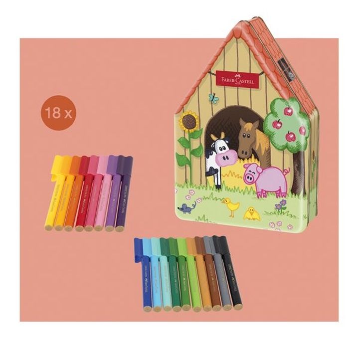 Faber-Castell oznake konektora na temu farme