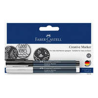 Faber Castell kreativni markeri bijeli/crni