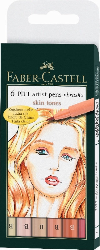 PITT umjetničke olovke Set od 6 skinova