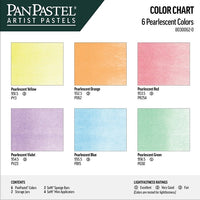Set sedefastih sjenila PanPastel - zlatni, 6 komada