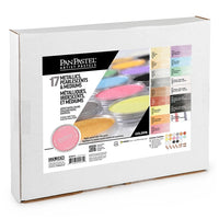 PanPastel Metalik i sedefasti set pastela sa zlatnim medijumima - 17 kom