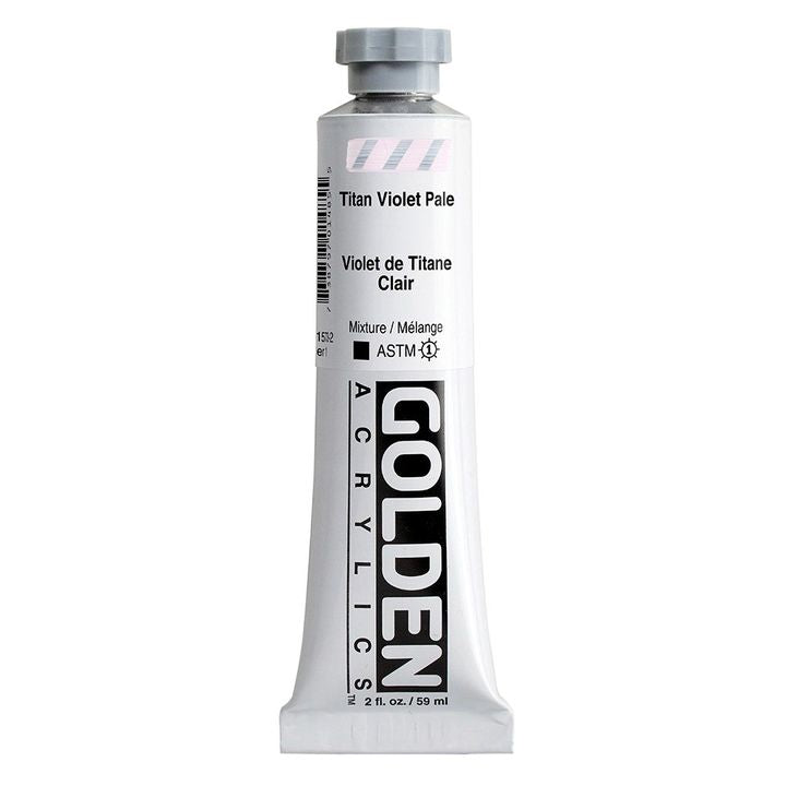 Akrilna boja GOLDEN Heavy Body 148 ml – 1573 titan ljubičasta blijeda