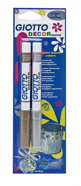 Akrilni marker GIOTTO DECOR metal