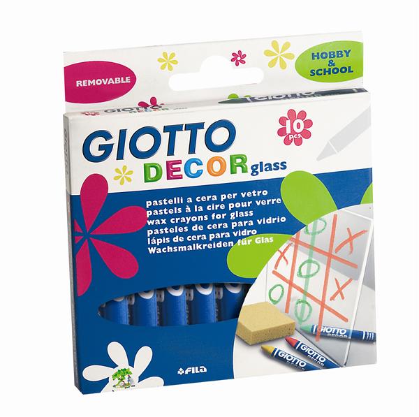 Voštane pastele GIOTTO Decor GLASS SET10
