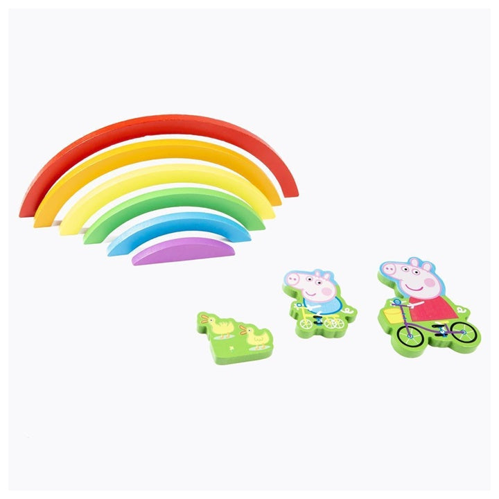 3D drvena dugina slagalica PEPPA PIG