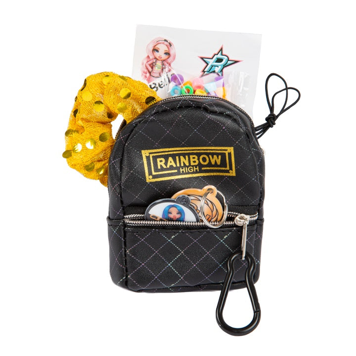 Mini ruksak s dodacima RAINBOW HIGH crni