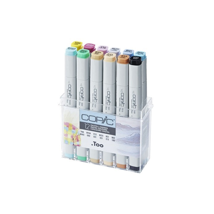 Markeri COPIC Classic Pastel Colours - set 12 kom