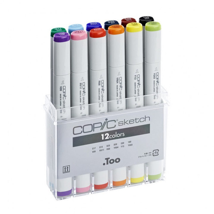 Flomasteri COPIC Sketch - set  12 kom