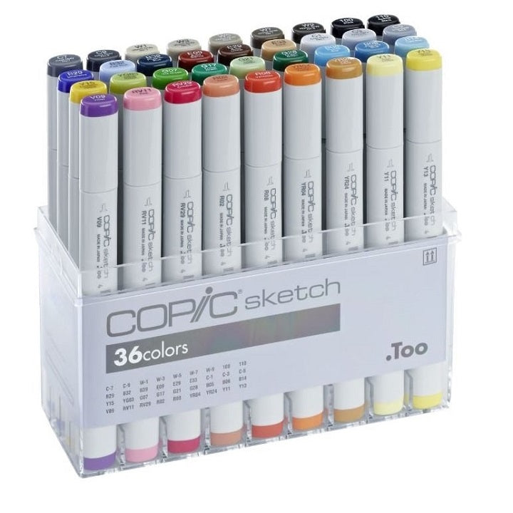 Flomasteri COPIC Sketch - set  36 kom