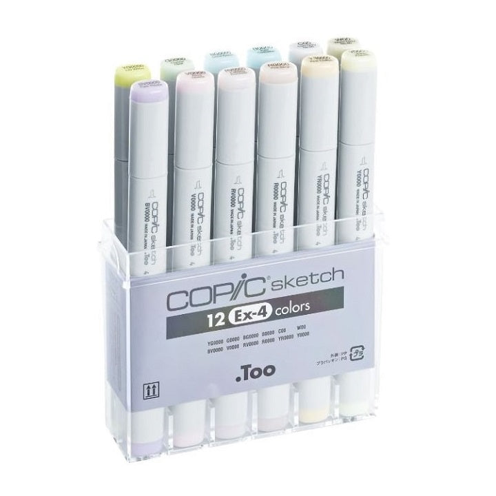 Flomasteri COPIC Sketch Ex-4 -  set  12 kom