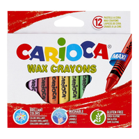 Carioca voštane bojice Maxi, 12 kom
