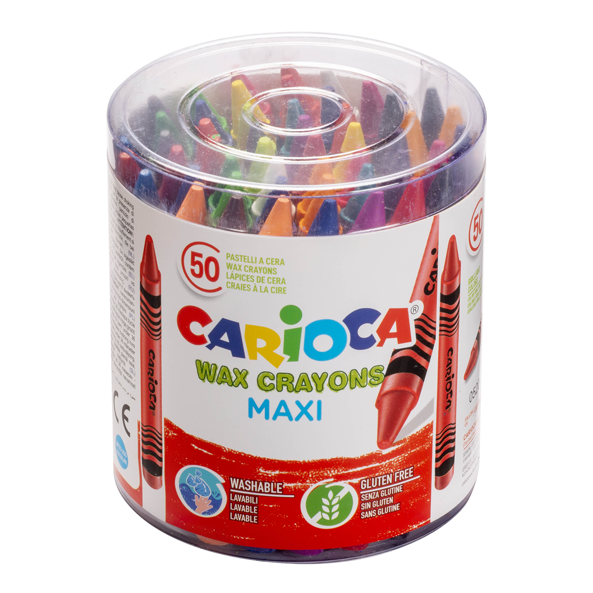 Carioca Maxi voštane bojice, 50 kom