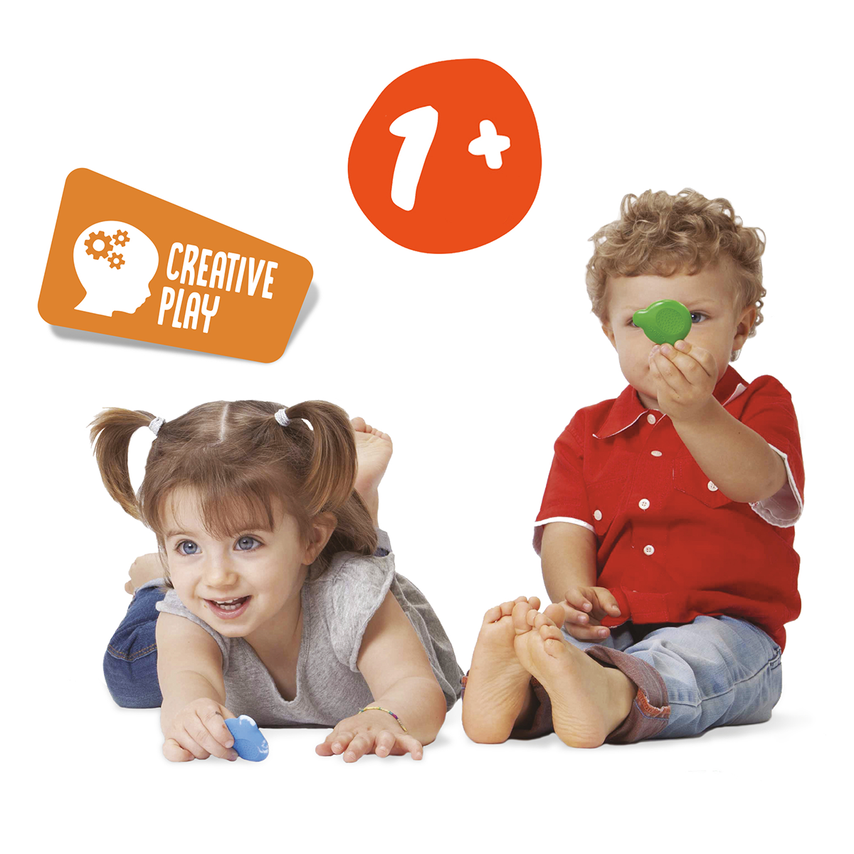 Carioca Baby Do 1+ masa za modeliranje, 3 × 75 g, miks boja