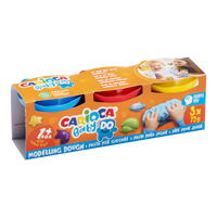 Carioca Baby Do 1+ masa za modeliranje, 3 × 75 g, miks boja