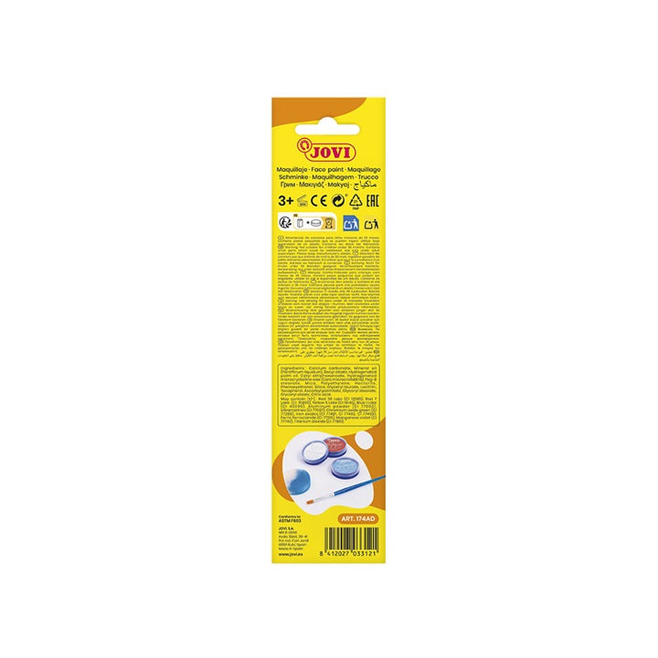 Set boja za lice Adventure s priborom 3 x 8 ml