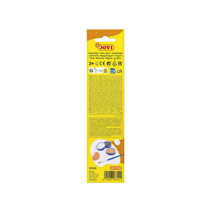 Set boja za lice Animal s priborom 3 x 8 ml