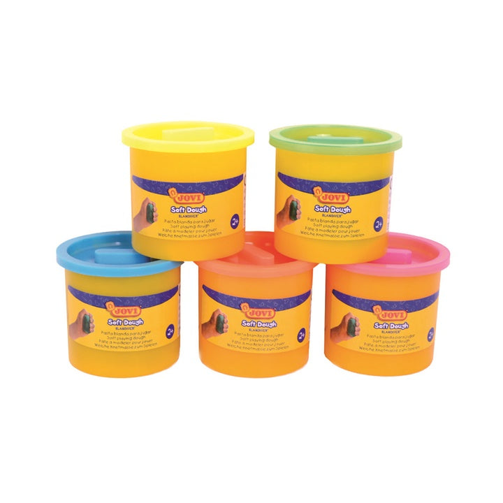 JOVI Plastelin u čašicama BLANDIVER neon sjenila 5 x 110 g