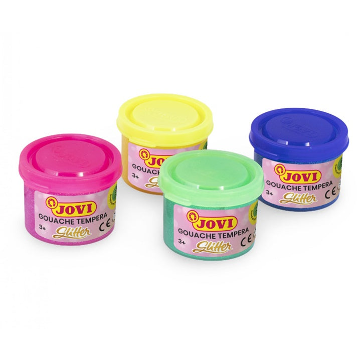 JOVI svjetlucave tempera boje 4x35 ml