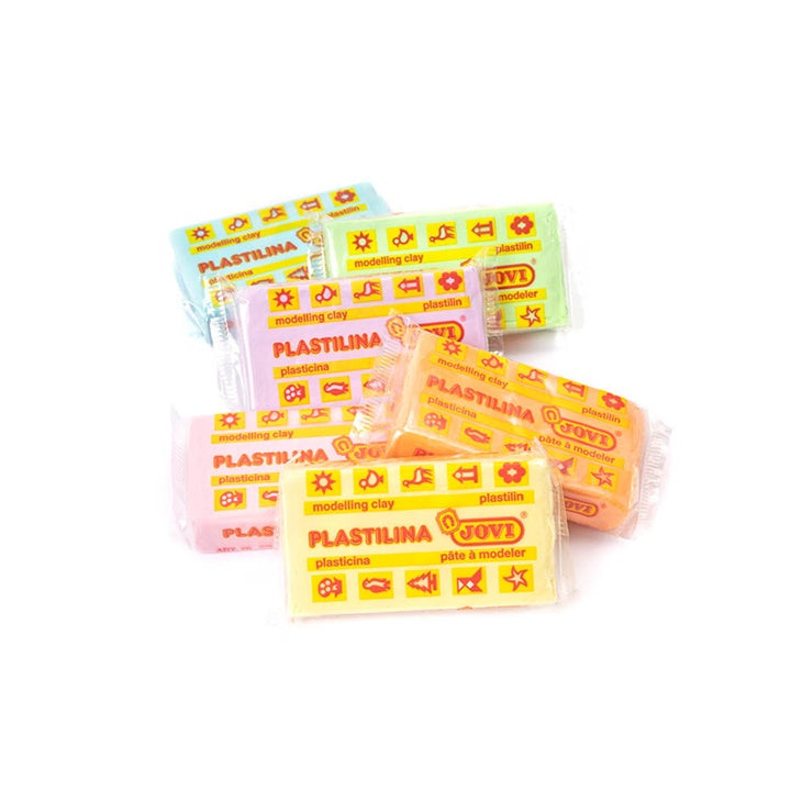 JOVI Plastelin pastelnih nijansi 6 x 50 g