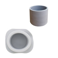Silikonski kalup za lijevanje 10x6,8 cm - Okrugla saksija za cvijeće