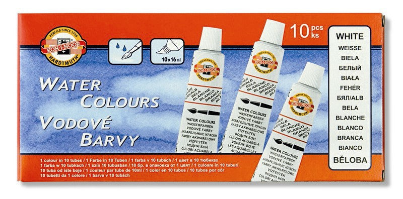 Vodena boja - bijela pokrivna 16 ml - 1 kom