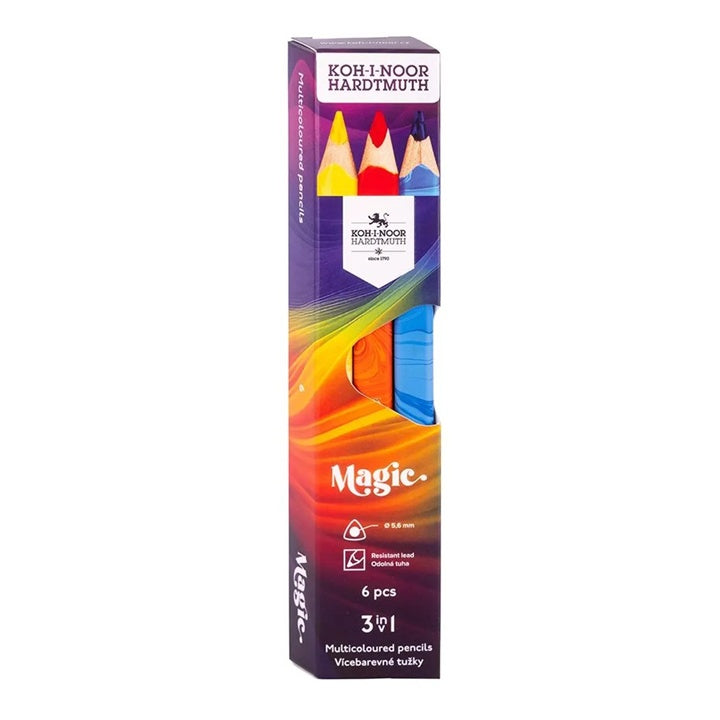 Jumbo MAGIC trokutaste olovke / 6 kom