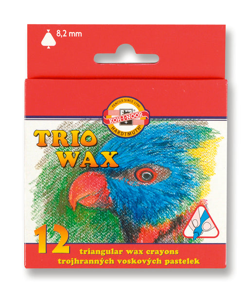 Voštane pastele Trokutne KOH-I-NOOR / 12-djelni set