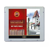 Gioconda set pastelnih olovaka u limenoj kutiji / 48 kom