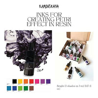 Mini set PETRI INKS KAMENSKAYA za smolu 13 x 5 ml