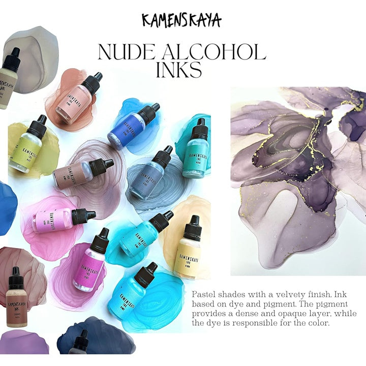 Set alkoholnih tinti NUDE KAMENSKAYA 16 x 15 ml