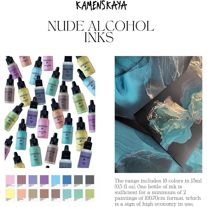 Set alkoholnih tinti NUDE KAMENSKAYA 16 x 15 ml