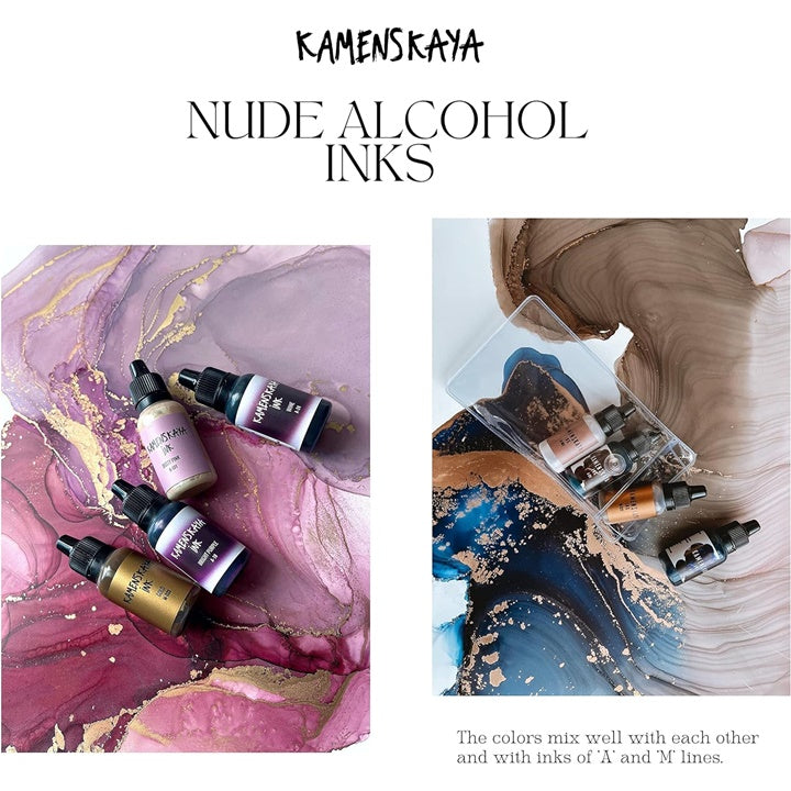 Set alkoholnih tinti NUDE KAMENSKAYA 16 x 15 ml