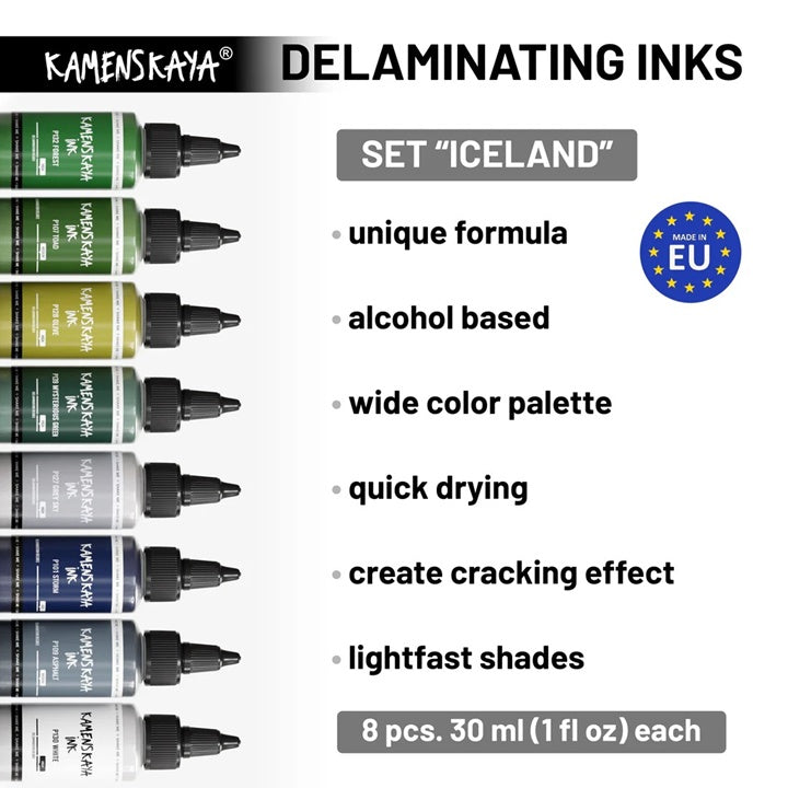KAMENSKAYA 'Island' set tinti za odvajanje