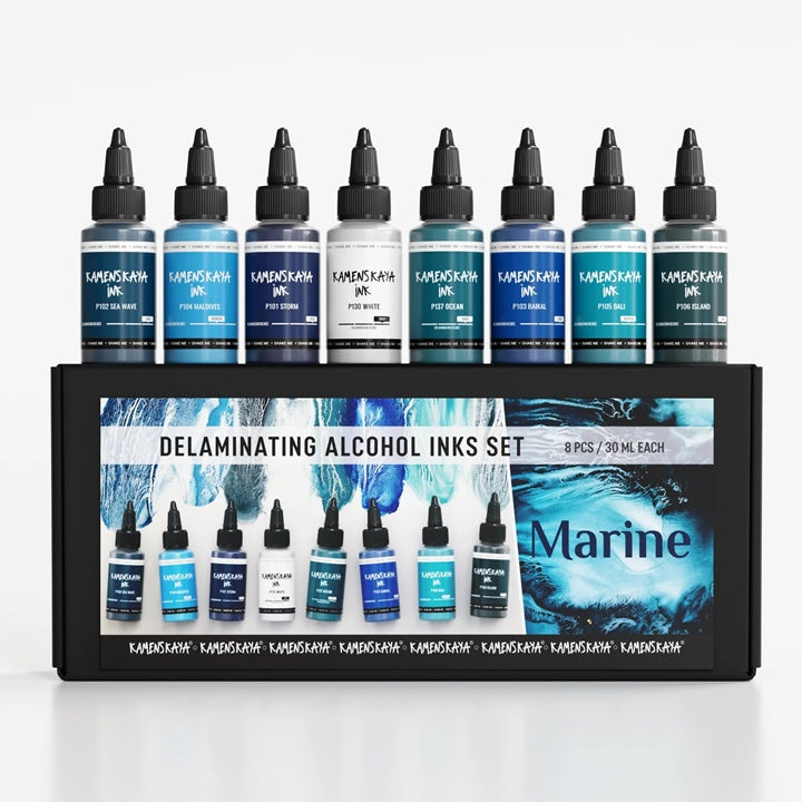 KAMENSKAYA set tinti za odvajanje 'Marine' 8x30 ml