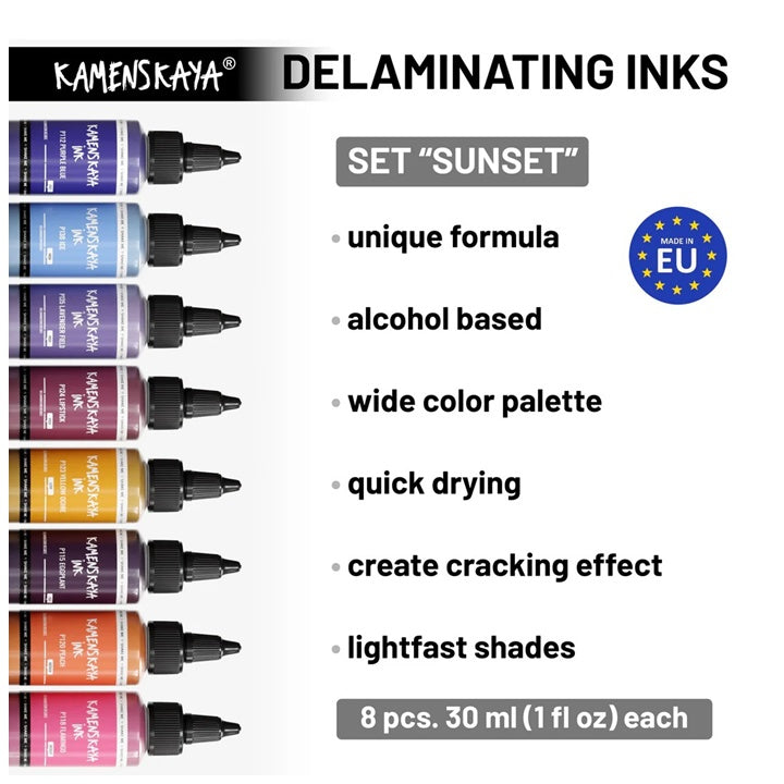 KAMENSKAYA 'Sunset' set tinti za odvajanje
