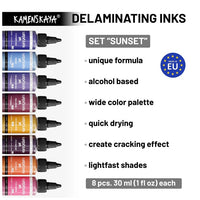 KAMENSKAYA 'Sunset' set tinti za odvajanje